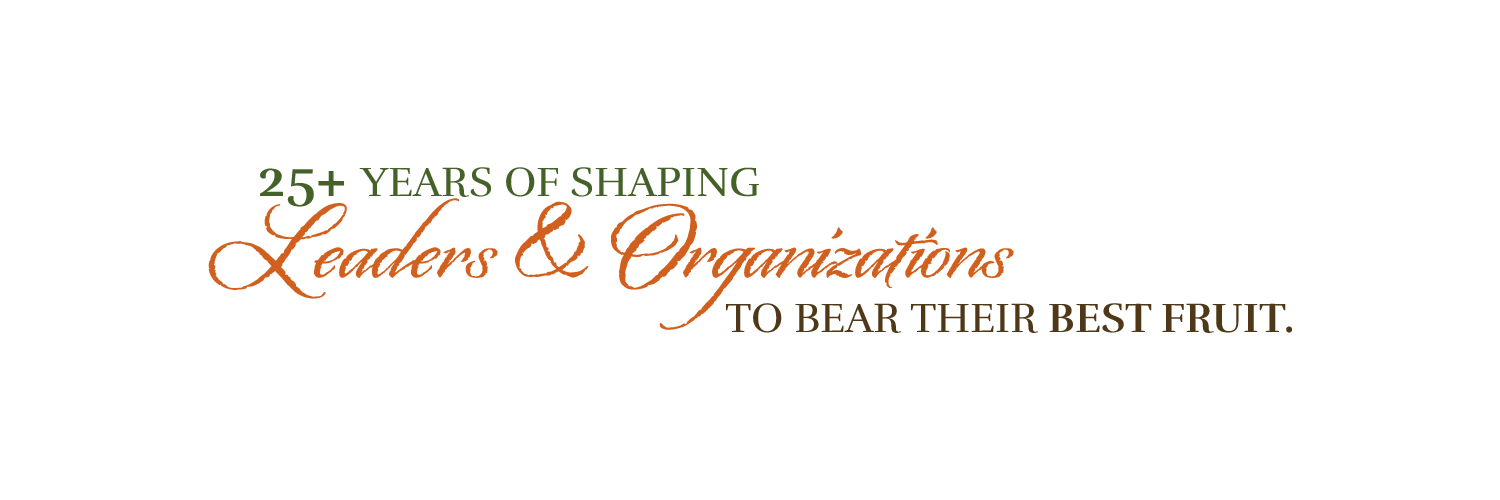 25+ Years of Shaping Leaders & Organizations to bear their best fruit